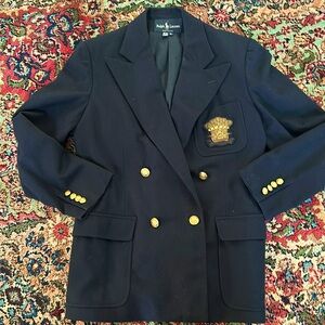 VINTAGE RALPH LAUREN WOOL BLAZER OG PREPPY